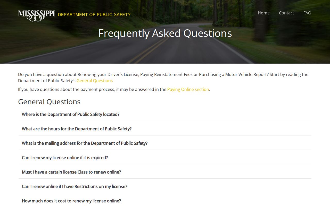 State page directing drivers to clear a Carroll County warrant record at the issuing court